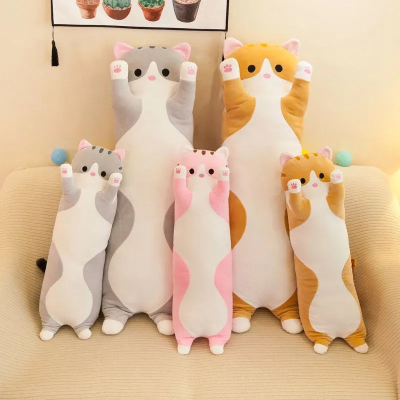 Cat plush pillow