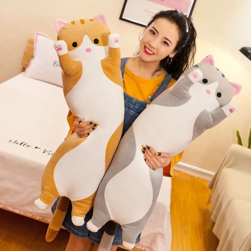 Cat plush pillow