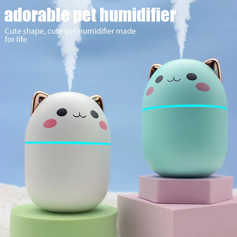 Mini Cute Air Humidifier Essential Oil Humidificadores Home Bedroom Aroma Diffuser Purifier perfume Cool Mist Maker umidificador