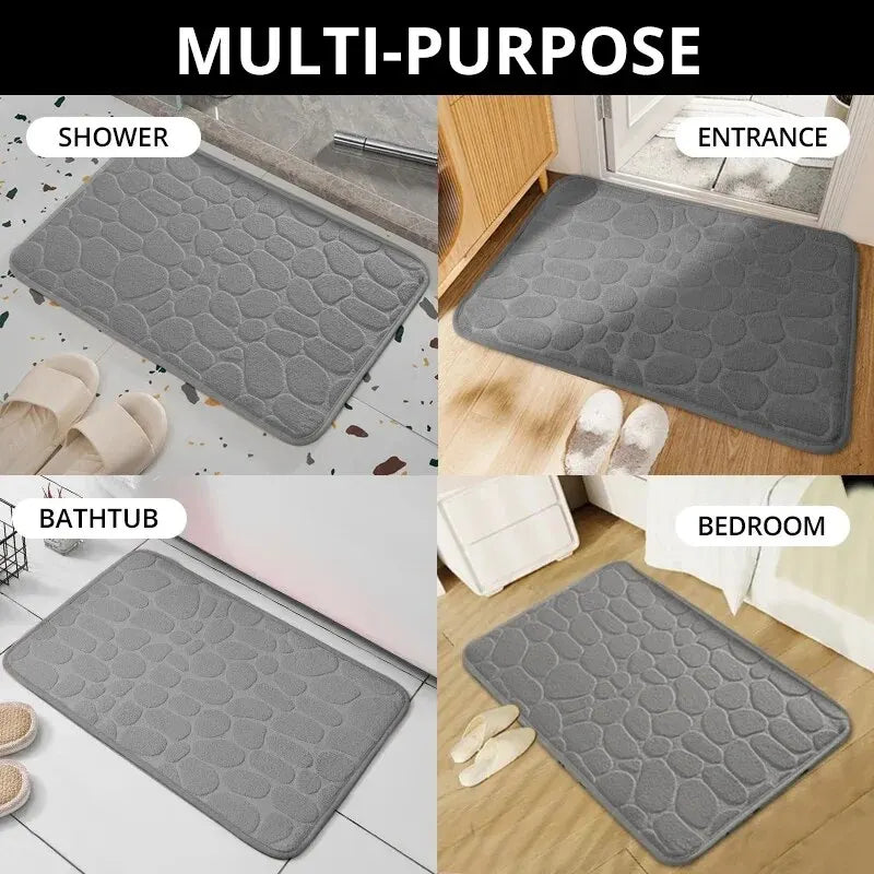 1 Piece of foam rug for bathroom or bedroom - trend 2025