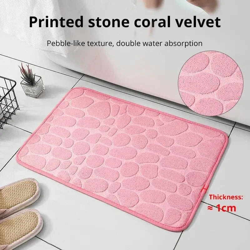 1 Piece of foam rug for bathroom or bedroom - trend 2025