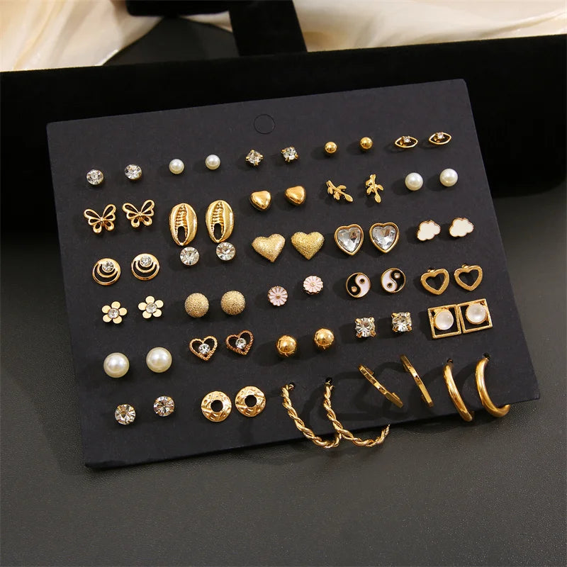 Exclusive Kit with 40 Earrings – Variety and Style for Every Look!