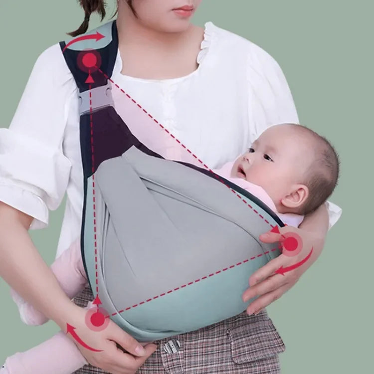 Child Carrier Wrap Multifunctional Baby Carrier Ring Sling for Baby Toddler Carrier Accessories Easy Carrying Artifact Ergonomic