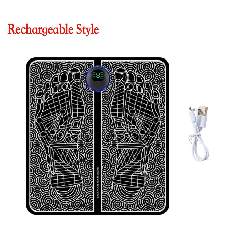 Portable Electric Muscle Stimulation Massage Mat Improve Blood Circulation Relief Pain Relax Feet - 🔥 Best Seller 🔥