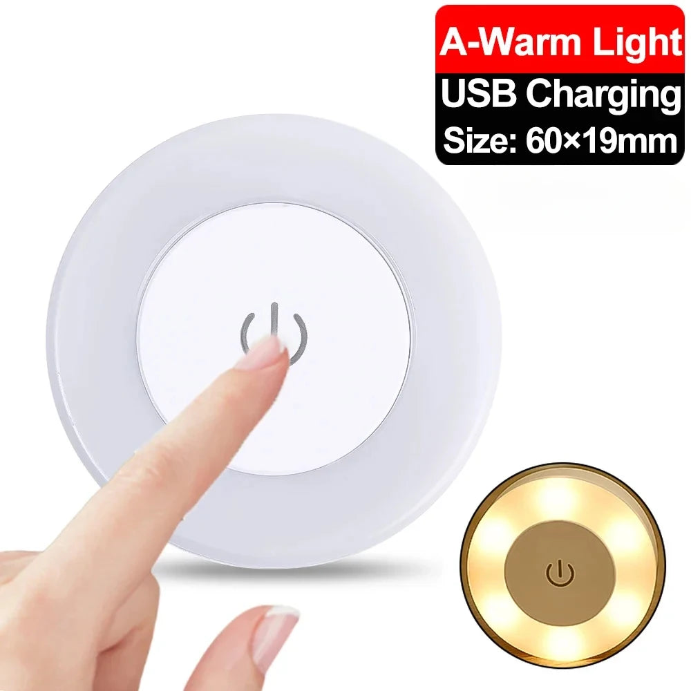 Led Light Portable USB Rechargeable Night Light for Living Room and Bedroom Lighting. Lamps Lamp Home Decorations Decor Lights