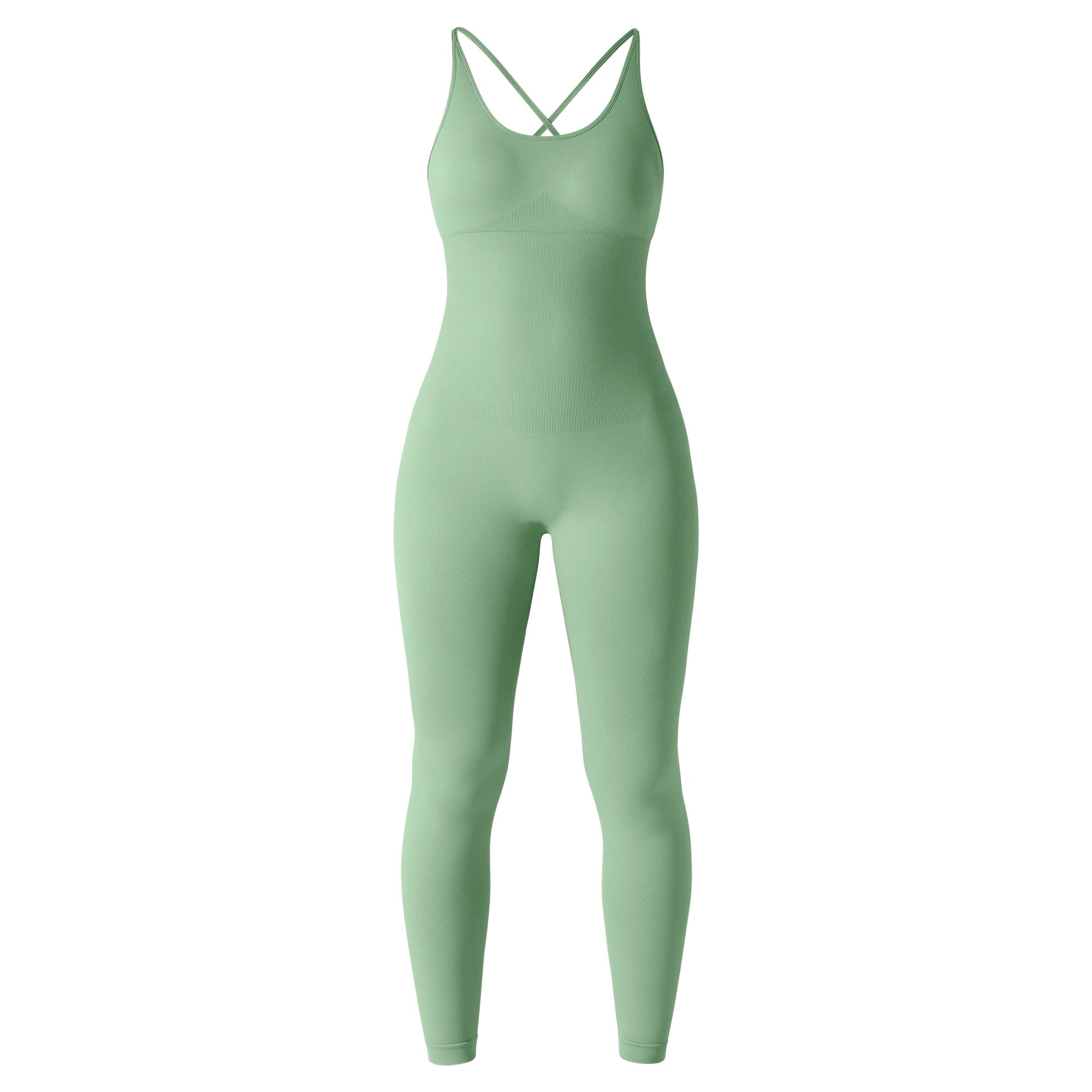 Women's gym workout jumpsuit, ideal for gym and yoga