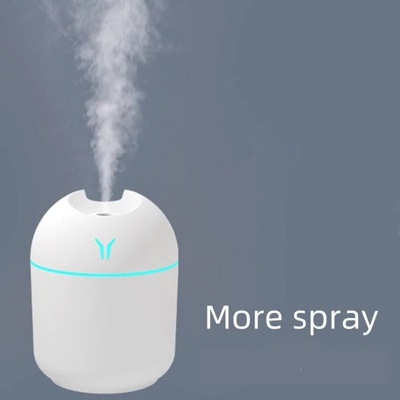 Air Humidifier Diffuser and Ultrasonic Freshener - USB 250 ML