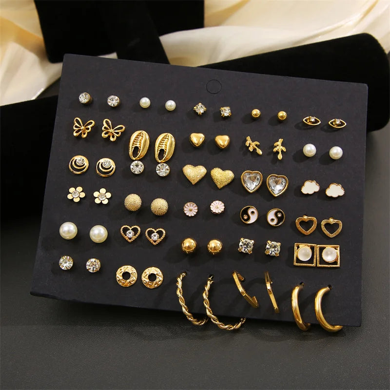 Exclusive Kit with 40 Earrings – Variety and Style for Every Look!