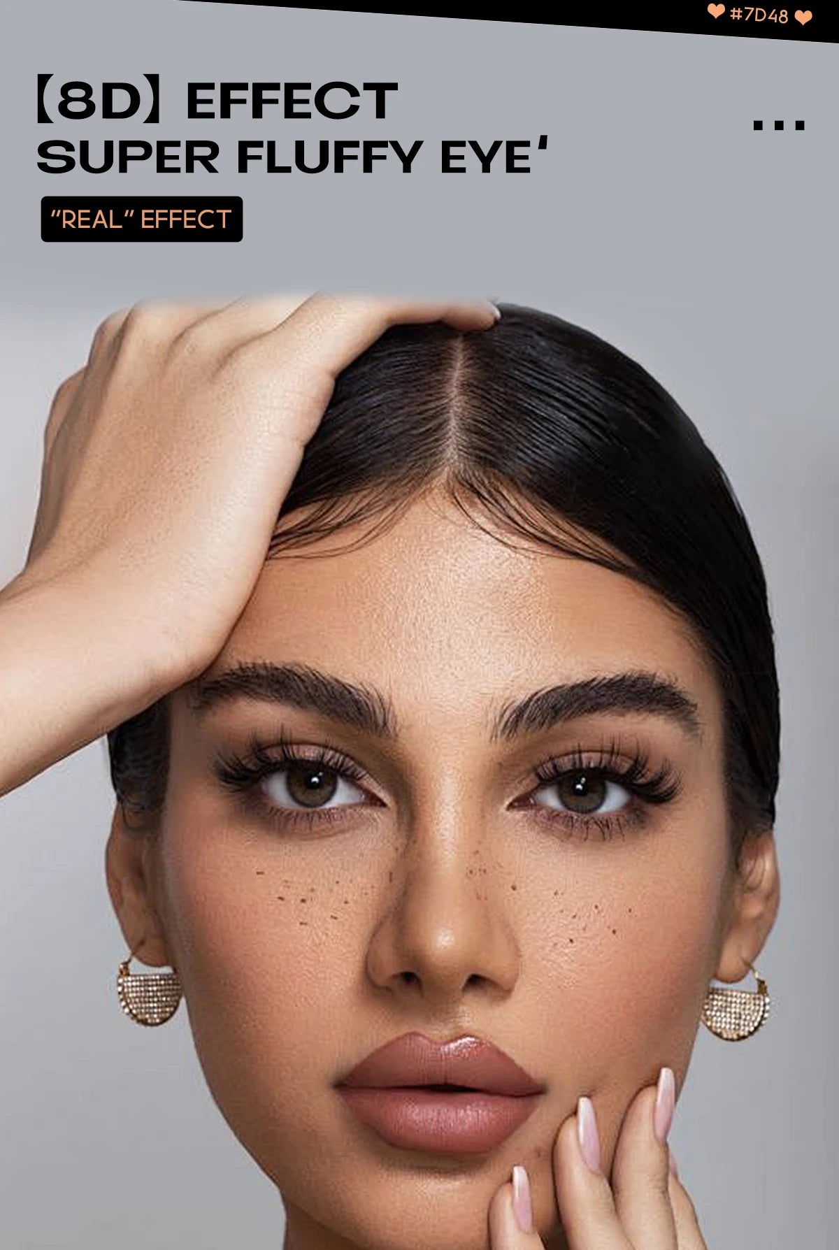 5 pairs of false eyelashes - Natural Effect