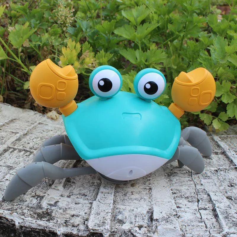 Kids Induction Escape Crab Octopus Crawling Toy Baby Electronic Pets Musical Toys Toddler Moving Avoid Obstacles Toy Party Gifts