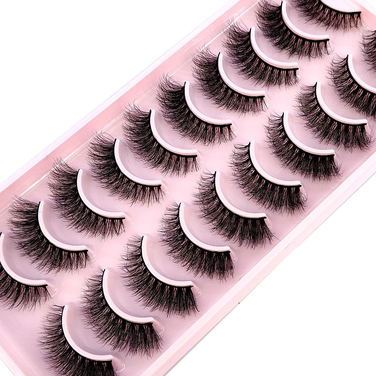 10 pairs of false eyelashes - Natural Effect