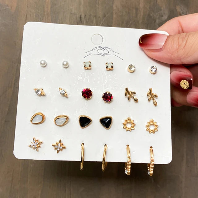 Exclusive Kit with 40 Earrings – Variety and Style for Every Look!