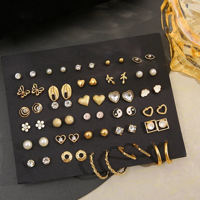 Exclusive Kit with 40 Earrings – Variety and Style for Every Look!