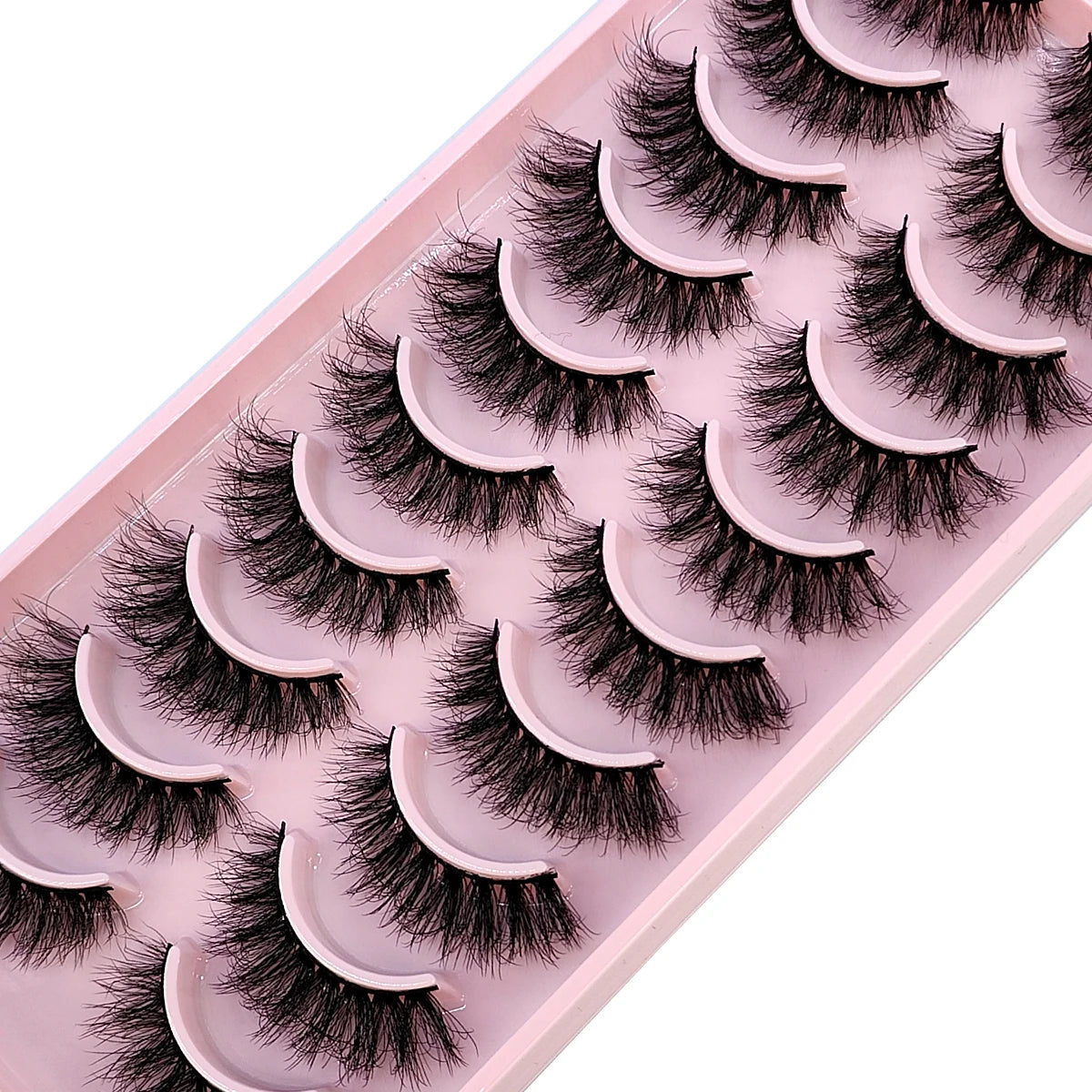 10 pairs of false eyelashes - Natural Effect