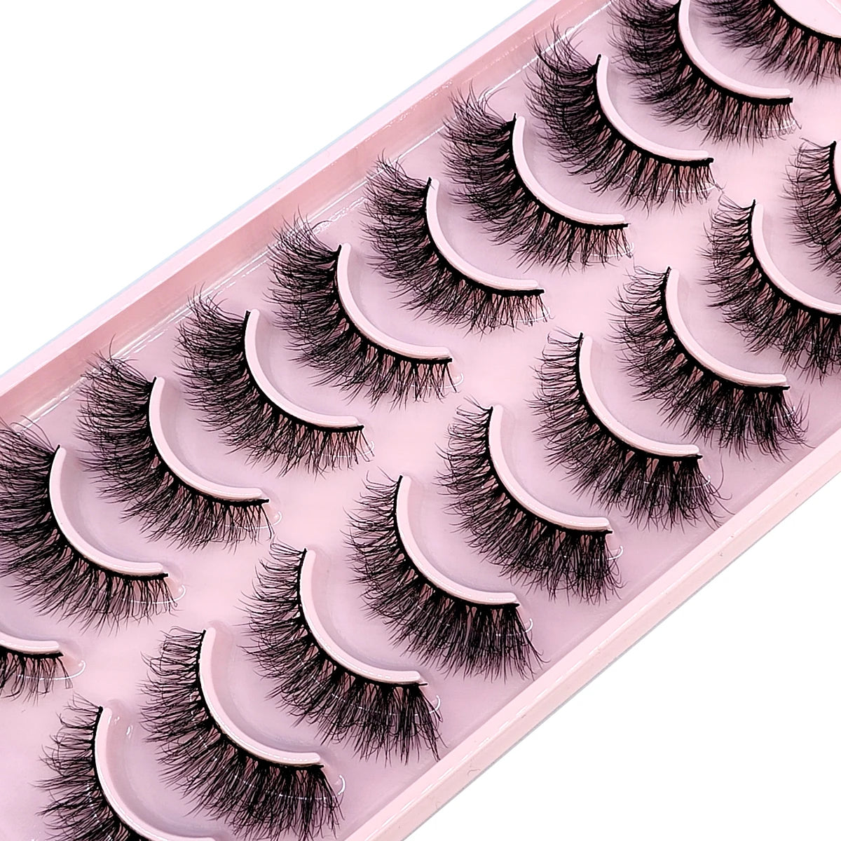 10 pairs of false eyelashes - Natural Effect